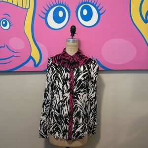 No21 animal print blouse